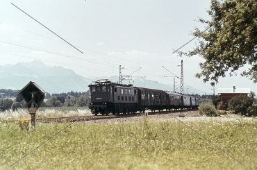 Elektro-Lok-Dia · 116 003 (bayer. ES1) - DB - Bergen/Obb. - 1976