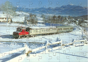 Eisenbahn Kinder-Puzzle · Elektro-Lokomotive 169 003 (E 69) DB · NEU/OVP
