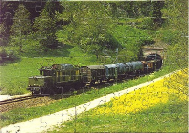 Eisenbahn Kinder-Puzzle · Elektro-Lokomotive 194 152 (E 94) DB · NEU/OVP