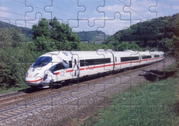 Eisenbahn Kinder-Puzzle · ICE - Baureihe 403 bei Hain/Spessart · NEU/OVP