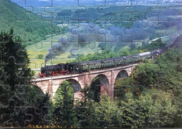 Eisenbahn Kinder-Puzzle · Dampf-Lokomotive 86 809 DB · NEU/OVP