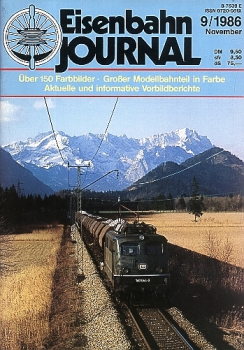 Eisenbahn Journal · 9/1986