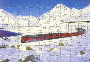 Eisenbahn Kinder-Puzzle · Bernina Express der RhB · NEU/OVP
