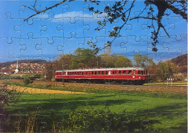 Eisenbahn Kinder-Puzzle · Elektro-Triebwagen ET 25 015 DB · NEU/OVP