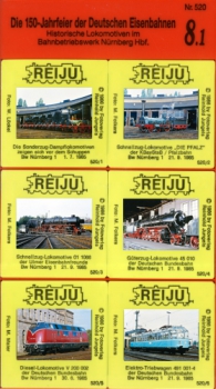 REIJU Dia-Serie · Historische Lokomotiven im Bw Nürnberg Hbf. · NEU/OVP