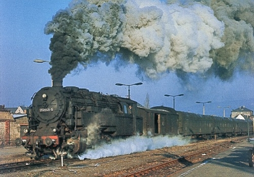 FB XXL · Dampf-Lok 95 0045 (preuß. T20) - DR - Bhf. Saalfeld/Thür. - 1980