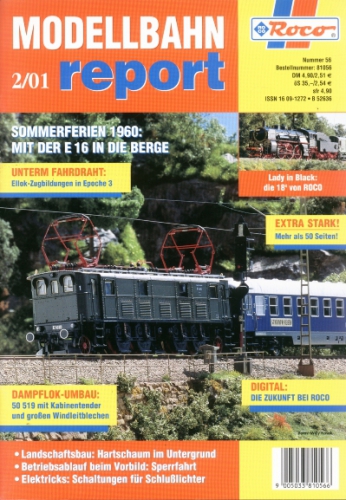 Roco Modellbahn report · 2/2001