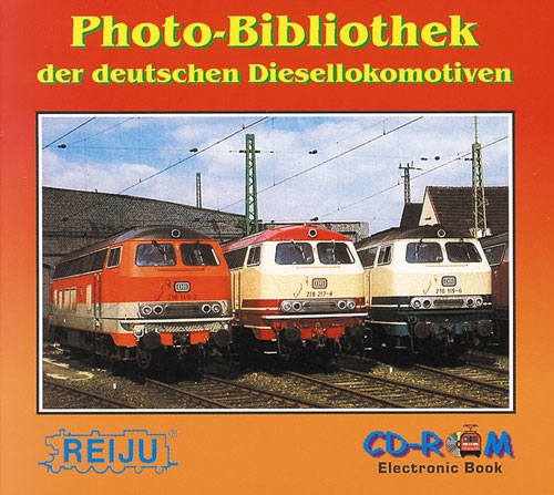 400 Diesellok-Fotos der DB + DR auf CD · NEU/OVP