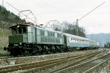 Elektro-Lok-Dia · 117 113 (E 17) - DB - Geislingen - 1979