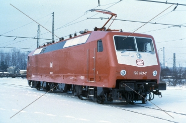 Elektro-Lok-Dia · 120 103 - DB - AW München-Freimann