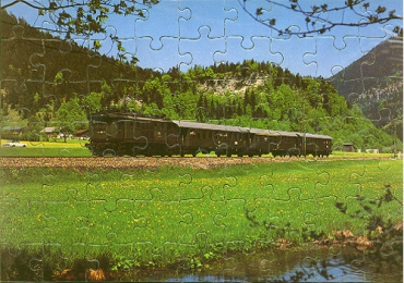 Eisenbahn Kinder-Puzzle · Elektro-Lokomotive 144 504 (E 44) DB · NEU/OVP