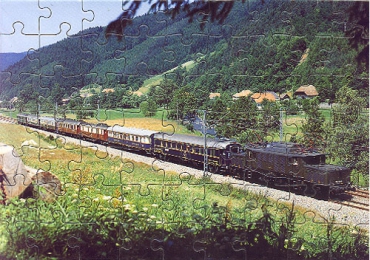 Eisenbahn Kinder-Puzzle · Elektro-Lokomotive 194 179 (E 94) DB · NEU/OVP