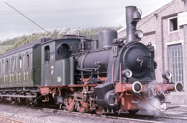 Dampflok-Dia · Walsum 5  - Bw Bochum-Dahlhausen - 1974