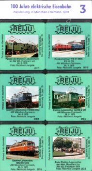 REIJU Dia-Serie · 100 Jahre elektrische Eisenbahn 3 · NEU/OVP