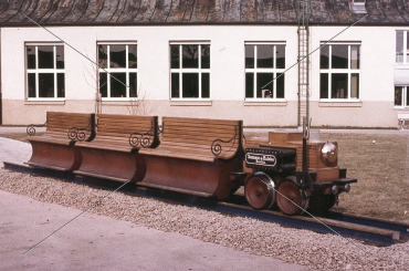 Elektro-Lok-Dia · Erste elektr. Eisenbahn der Welt - AW Mü.-Freimann