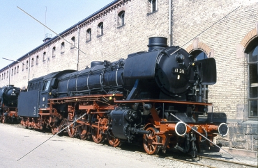 Dampflok-Dia ·  41 241 - DB - Offenburg/Baden