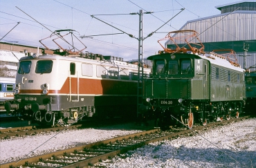 Elektro-Lok-Dia · 182 001 + E04 20  - AEG/DB