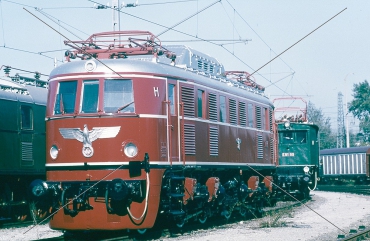 Elektro-Lok-Dia · E 19 12 (119) - DRB - AW München-Freimann