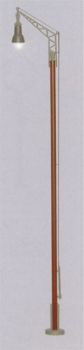 Viessmann H0 · Bahnhofsleuchte mit Holzmast  - 14,8 cm · NEU/OVP