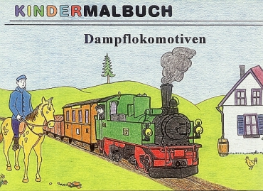 Eisenbahn-Malheft · Dampflokomotiven · NEU