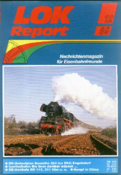 Zeitschrift · Lok Report · 12/1989