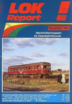 Zeitschrift · Lok Report · 11/1991