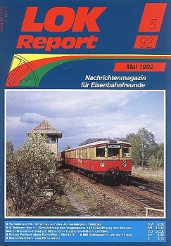 Zeitschrift · Lok Report · 5/1992