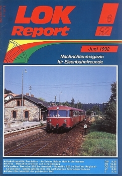 Zeitschrift · Lok Report · 6/1992