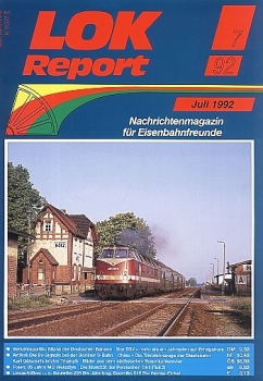 Zeitschrift · Lok Report · 7/1992