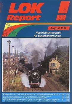 Zeitschrift · Lok Report · 8/1992