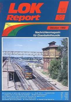 Zeitschrift · Lok Report · 10/1992