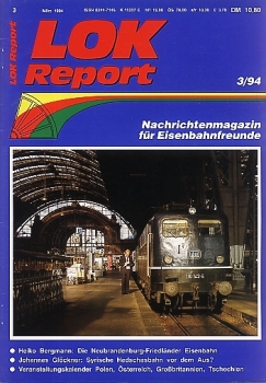 Zeitschrift · Lok Report · 3/1994