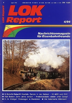 Zeitschrift · Lok Report · 4/1994