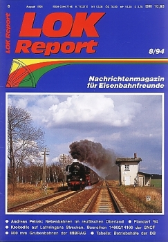 Zeitschrift · Lok Report · 8/1994