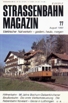Straßenbahn Magazin 77 · Aug. 1990