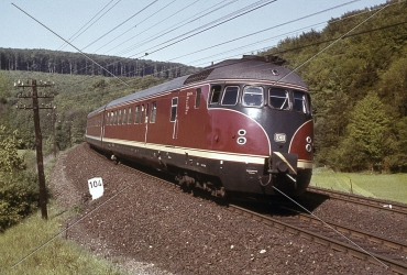 Diesel-Triebwg.-Dia · 613 (VT 08) - DB - Kreiensen - 1976