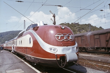 Diesel-Triebwg.-Dia · 601 007 (VT 11.5) - DB - Hbf. Dillenburg - 1970