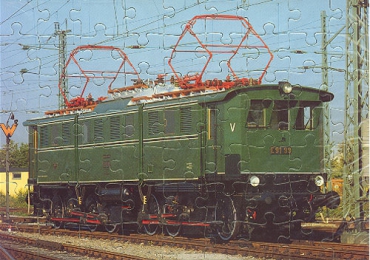 Eisenbahn Kinder-Puzzle · Elektro-Lokomotive E 91 99 (E 91) DRG · NEU/OVP