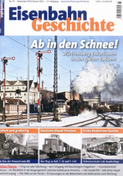 Eisenbahn Geschichte 73 · Dez./Jan. 2016