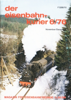 Eisenbahn-Kurier · 63 - Nov./Dez. 1976