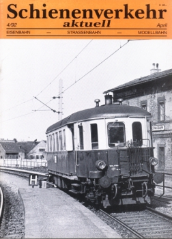 Zeitschrift · Schienenverkehr aktuell · 4/1992