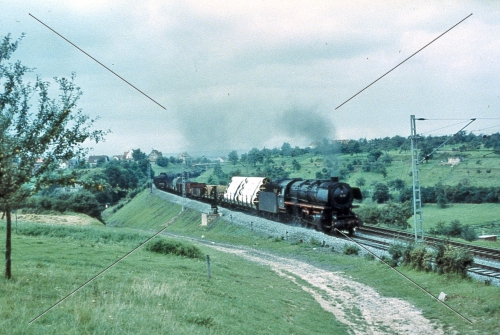 Dampflok-Dia · 44 161 - DB - Heldenbergen-Windecken
