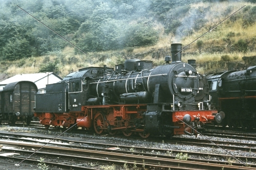 Dampflok-Dia · 055 528 (preuß. G8.1) - DB - Dillenburg
