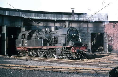 Dampflok-Dia · 78 453 (preuß. T18) - DB - Dillingen/Saar