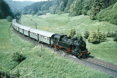 Dampflok-Dia · 94 1538 (preuß. T16.1) - DB - Gönnern/Schelde