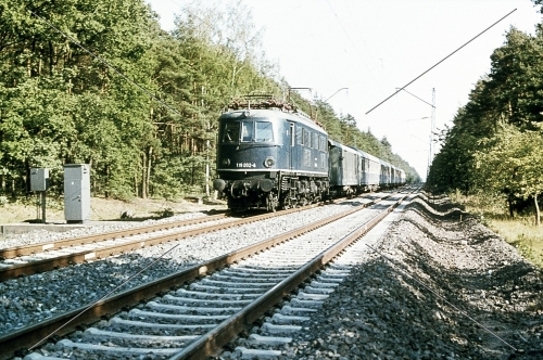 Elektro-Lok-Dia · 119 002 (E19) - DB - Bamberg - 1976