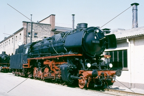 Dampflok-Dia · 44 404 - DB - Offenburg/Baden -