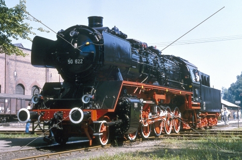 Dampflok-Dia · 50 622 - DB - AW Offenburg/Baden