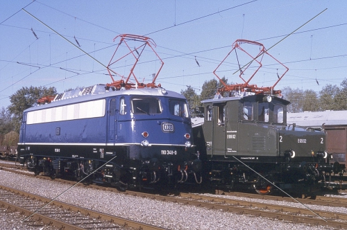Elektro-Lok-Dia · 110 148 + E 69 02  - DB