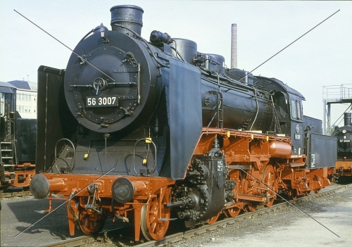 Dampflok-Dia · 56 3007 - LBE - Bochum-Dahlhausen